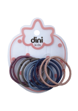 Резинка для волосся Dini Kids d-2953, 10 шт 